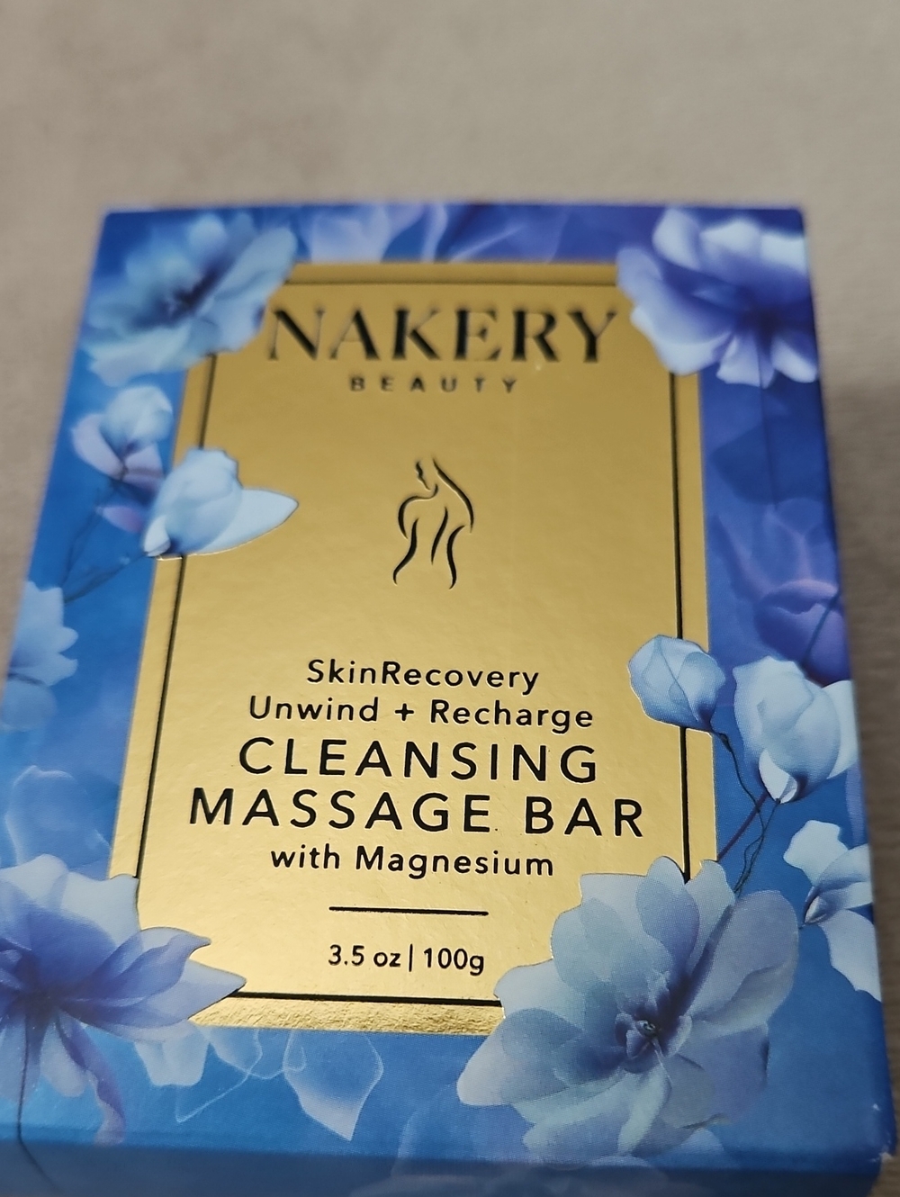 Nakery Beauty Blue Cleansing Massage Bar - Skin Recovery